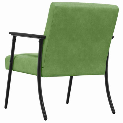 Fauteuil Lichtgroen 59 x 75 x 78 cm Fluweel