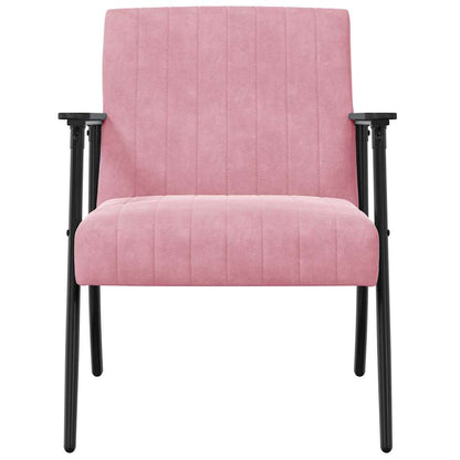Fauteuil Roze 59 x 75 x 78 cm Fluweel