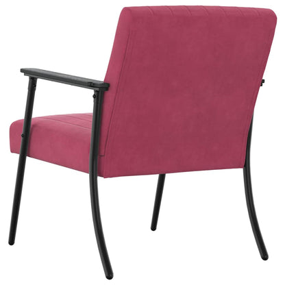Fauteuil Wijnrood 59 x 75 x 78 cm Fluweel