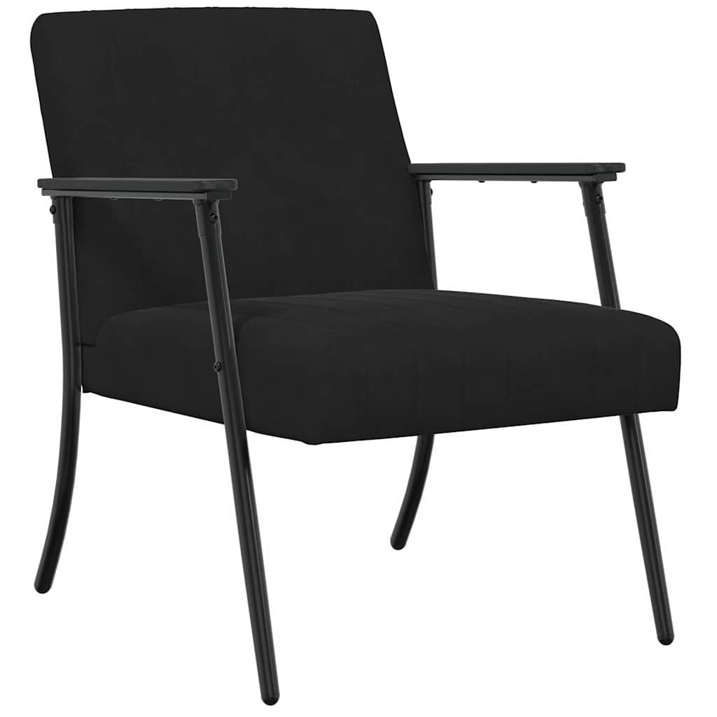 Fauteuil Zwart 59 x 75 x 78 cm Fluweel