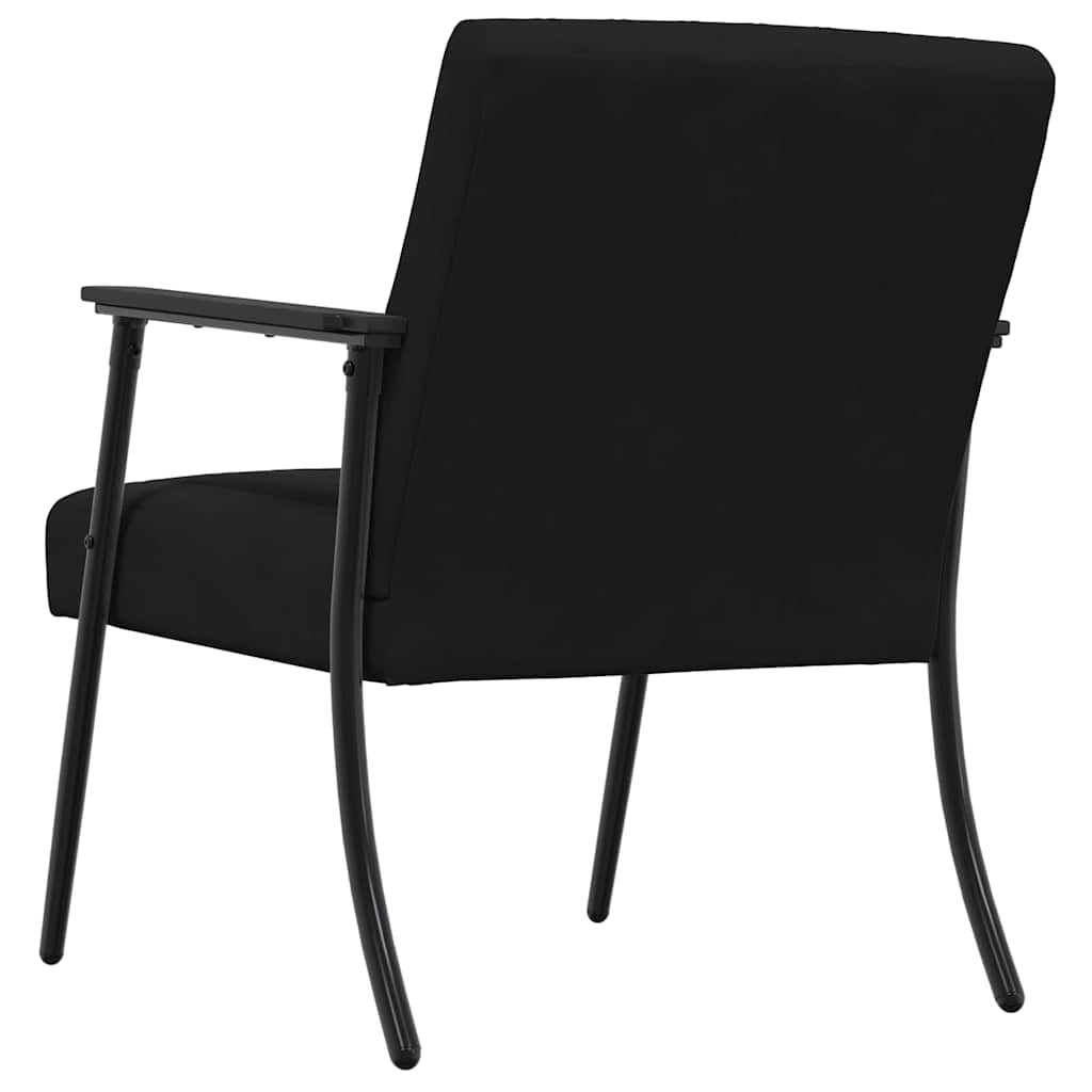 Fauteuil Zwart 59 x 75 x 78 cm Fluweel