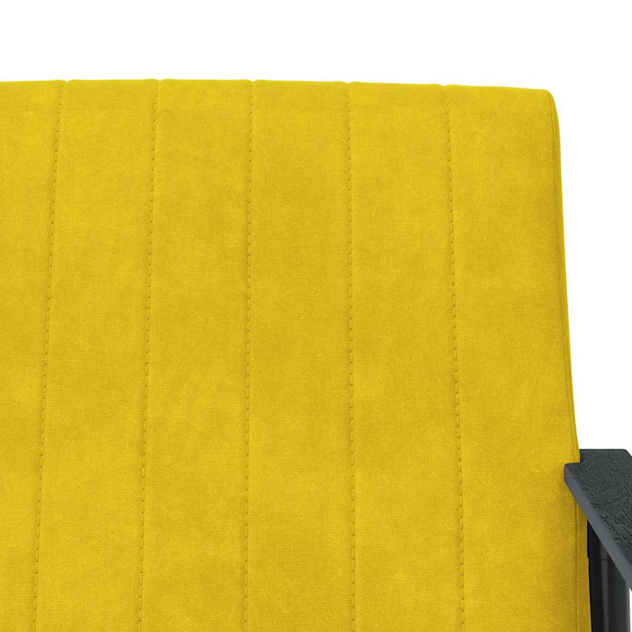 Fauteuil Geel 59 x 75 x 78 cm Fluweel