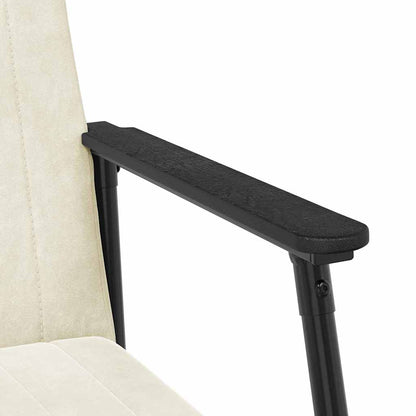 Fauteuil Crème 59 x 75 x 78 cm Fluweel