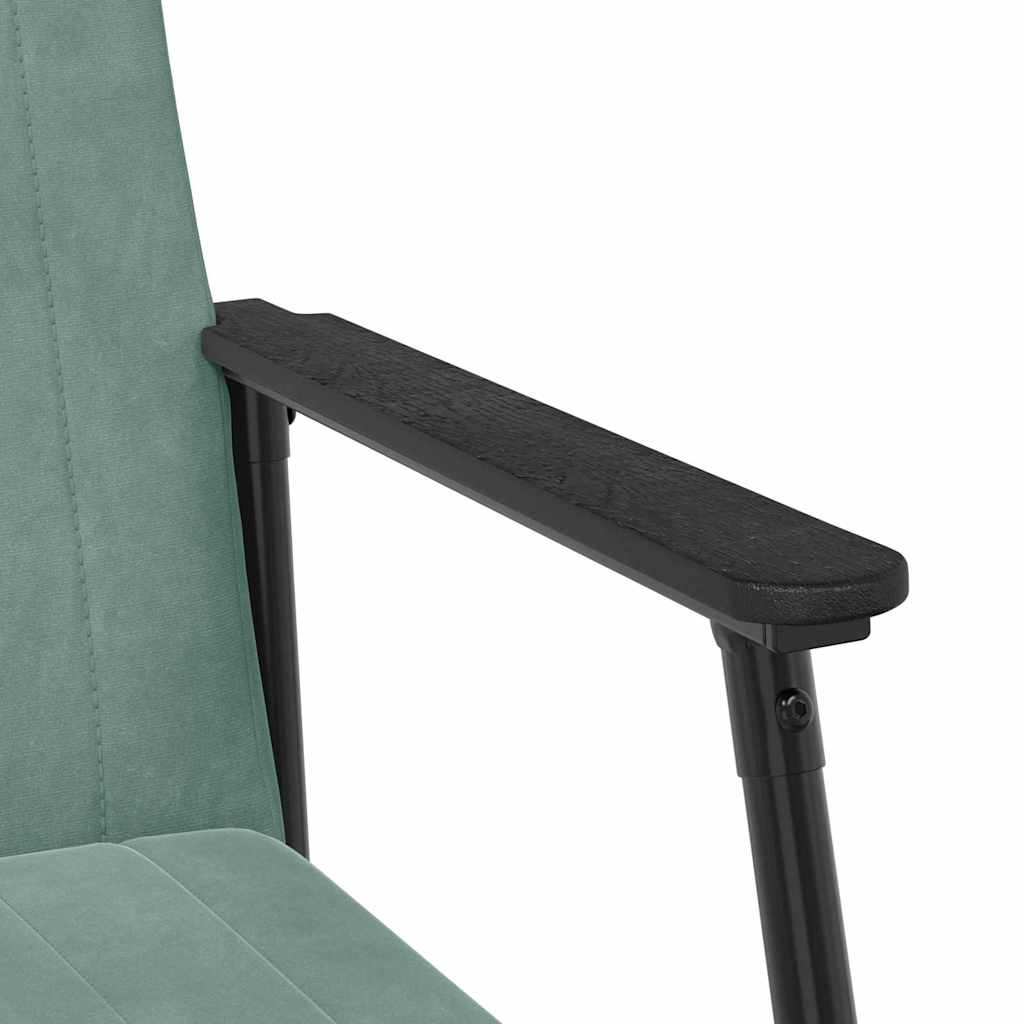 Fauteuil Zeegroen 59 x 75 x 78 cm Fluweel