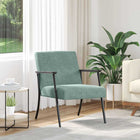 Fauteuil zeegroen 59x75x78 cm fluweel