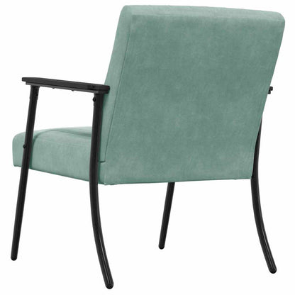 Fauteuil Zeegroen 59 x 75 x 78 cm Fluweel