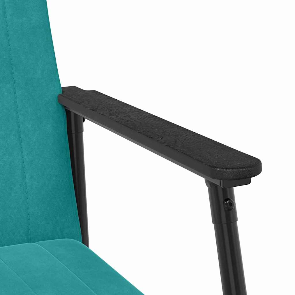 Fauteuil Turquoise 59 x 75 x 78 cm Fluweel
