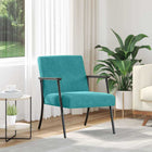 Fauteuil 59x75x78 cm turquoise fluweel