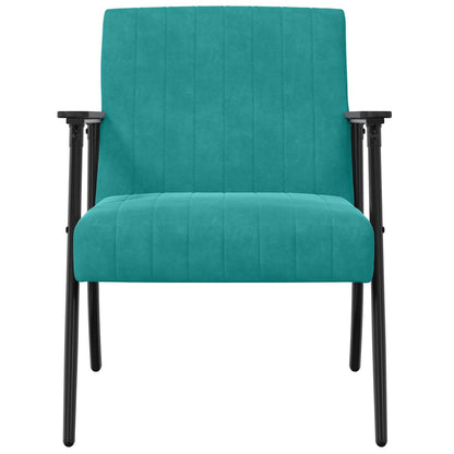 Fauteuil Turquoise 59 x 75 x 78 cm Fluweel