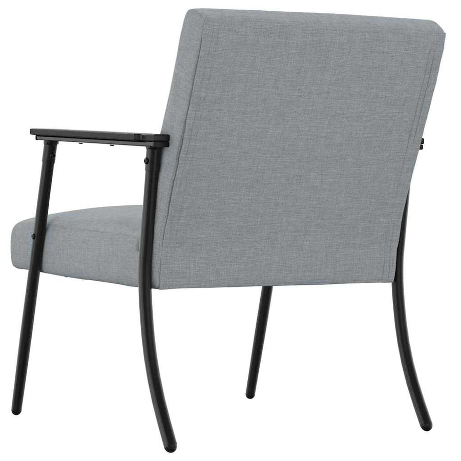 Fauteuil Lichtgrijs 59 x 75 x 78 cm Stof