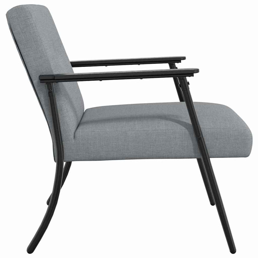 Fauteuil Lichtgrijs 59 x 75 x 78 cm Stof