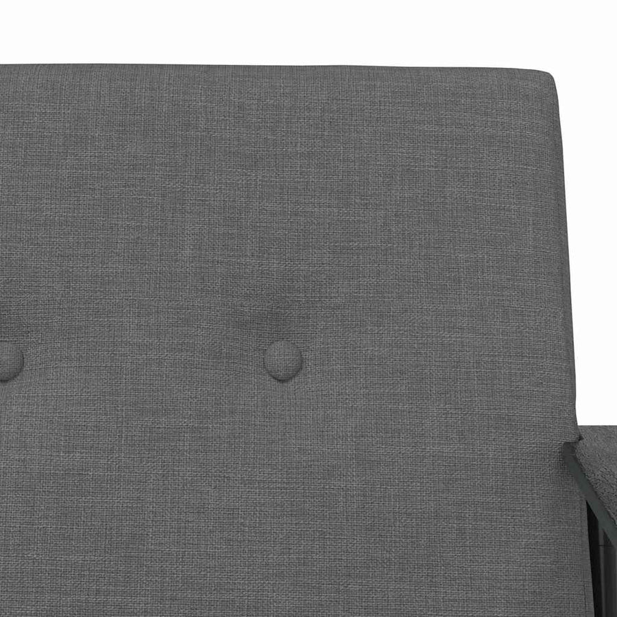 Fauteuil Donkergrijs 59 x 75 x 78 cm Stof