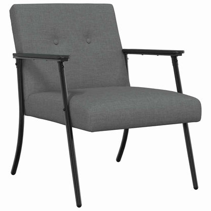 Fauteuil Donkergrijs 59 x 75 x 78 cm Stof