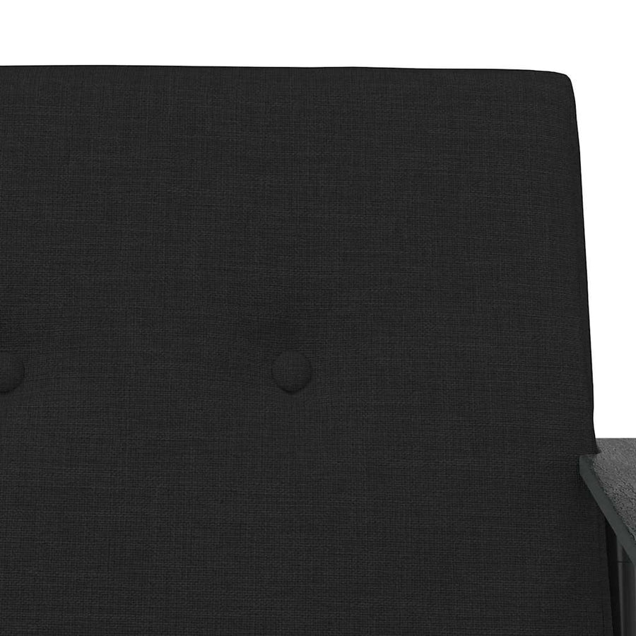 Fauteuil Zwart 59 x 75 x 78 cm Stof