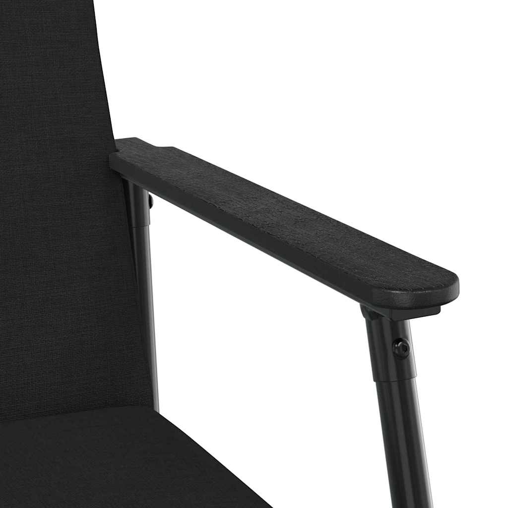 Fauteuil Zwart 59 x 75 x 78 cm Stof