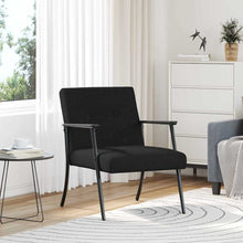 Fauteuil Zwart 59 x 75 x 78 cm Stof