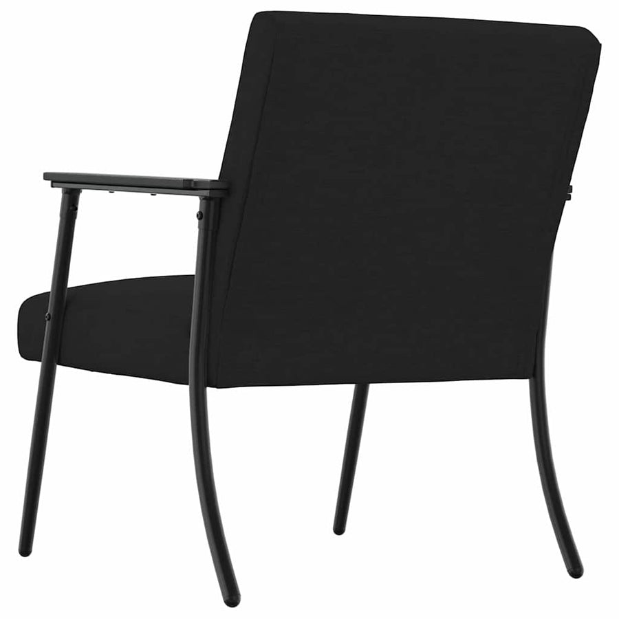 Fauteuil Zwart 59 x 75 x 78 cm Stof