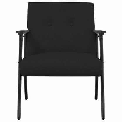 Fauteuil Zwart 59 x 75 x 78 cm Stof