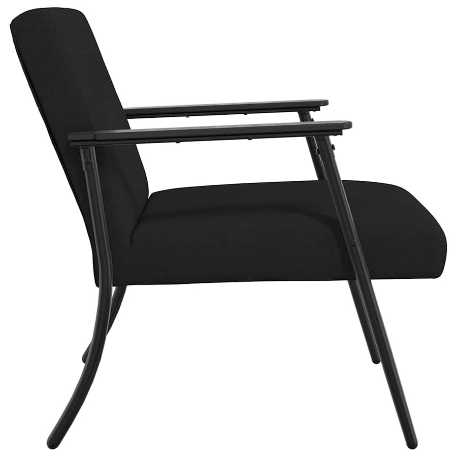 Fauteuil Zwart 59 x 75 x 78 cm Stof