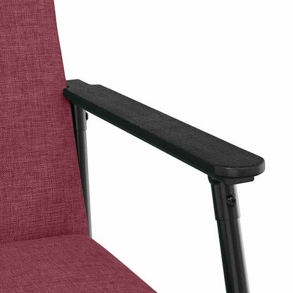 Fauteuil Wijnrood 59 x 75 x 78 cm Stof