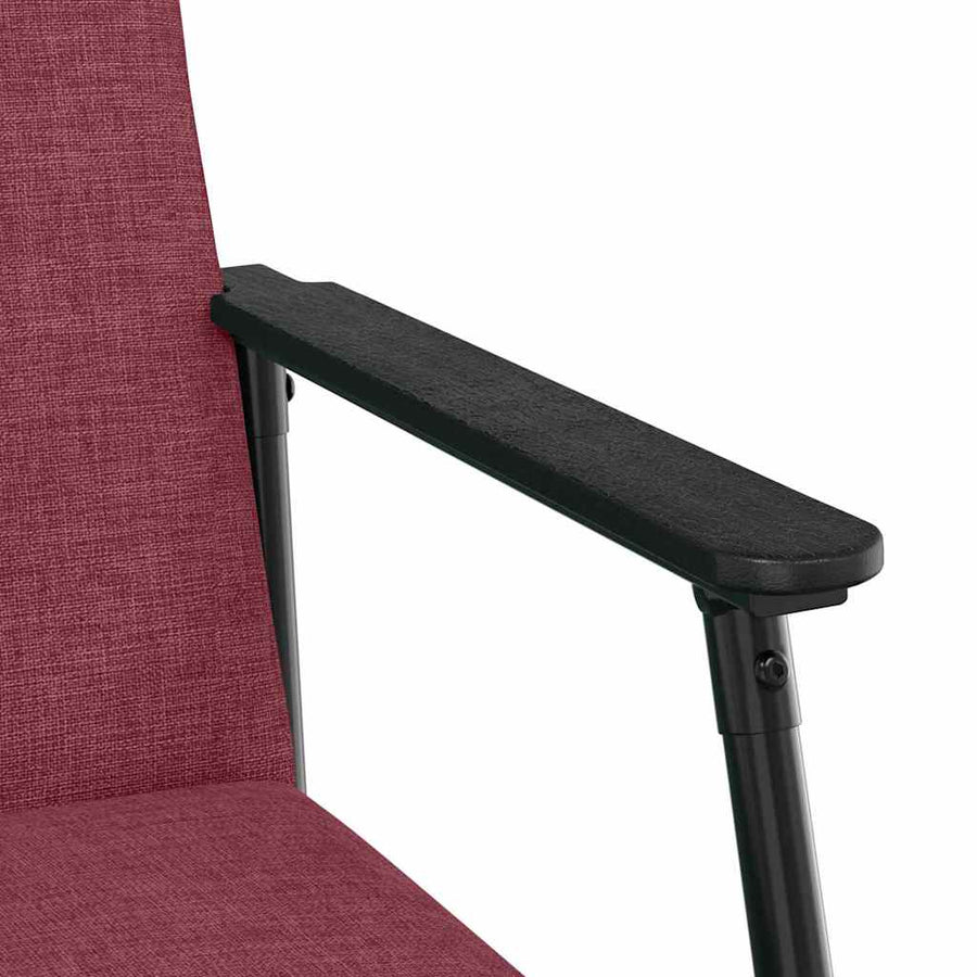 Fauteuil Wijnrood 59 x 75 x 78 cm Stof