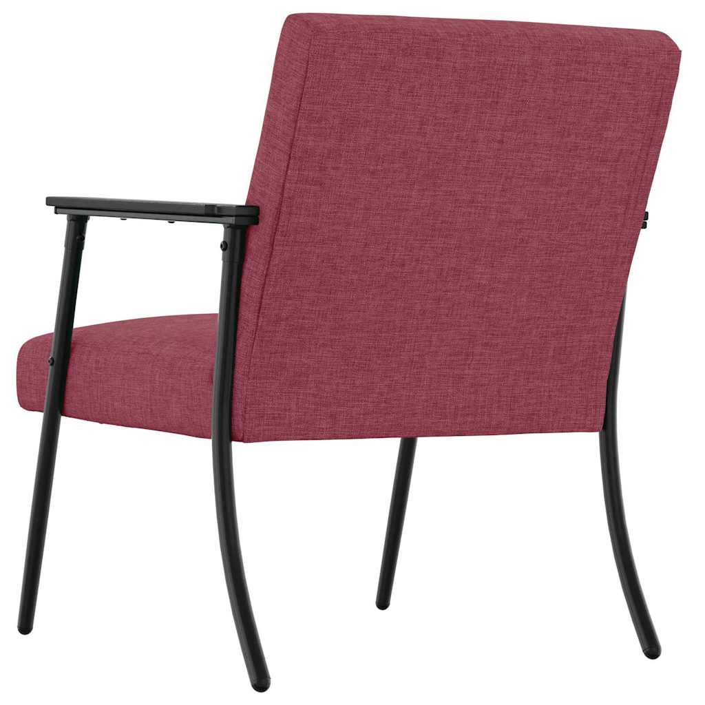 Fauteuil Wijnrood 59 x 75 x 78 cm Stof