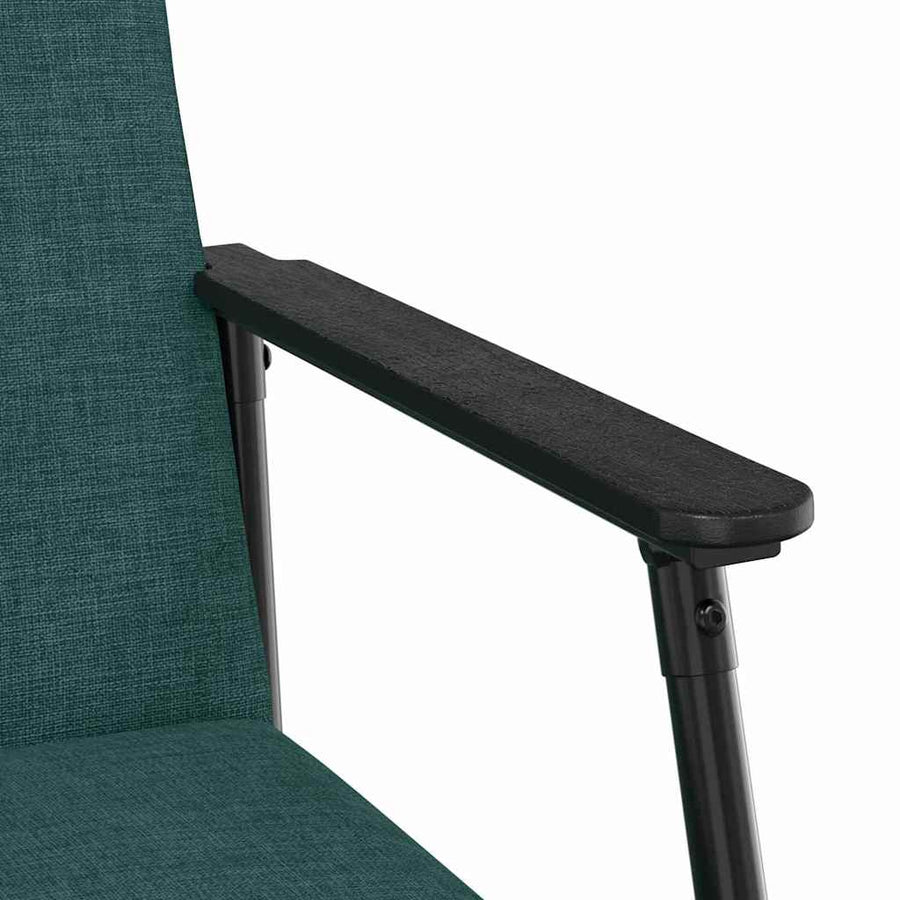 Fauteuil Donkergroen 59 x 75 x 78 cm Stof