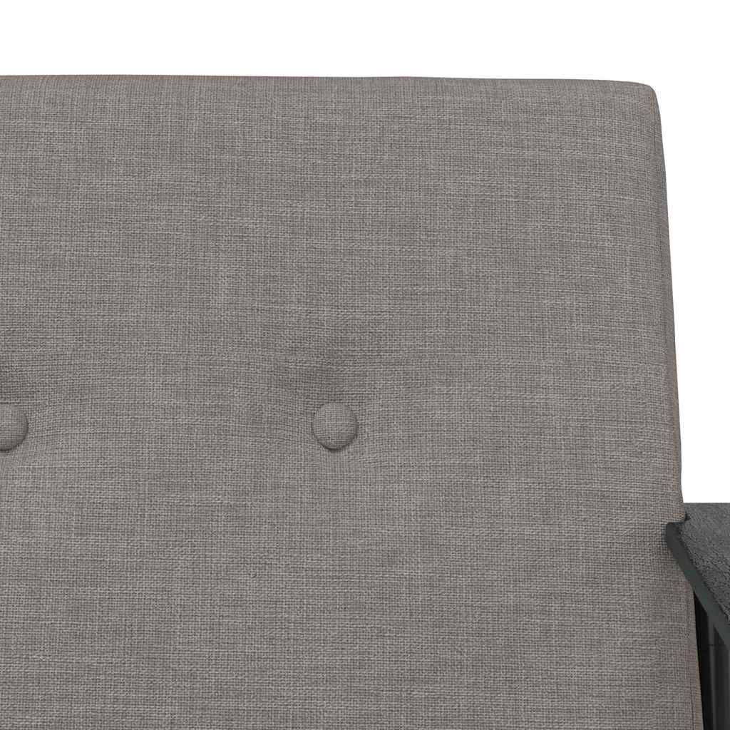 Fauteuil Taupe 59 x 75 x 78 cm Stof