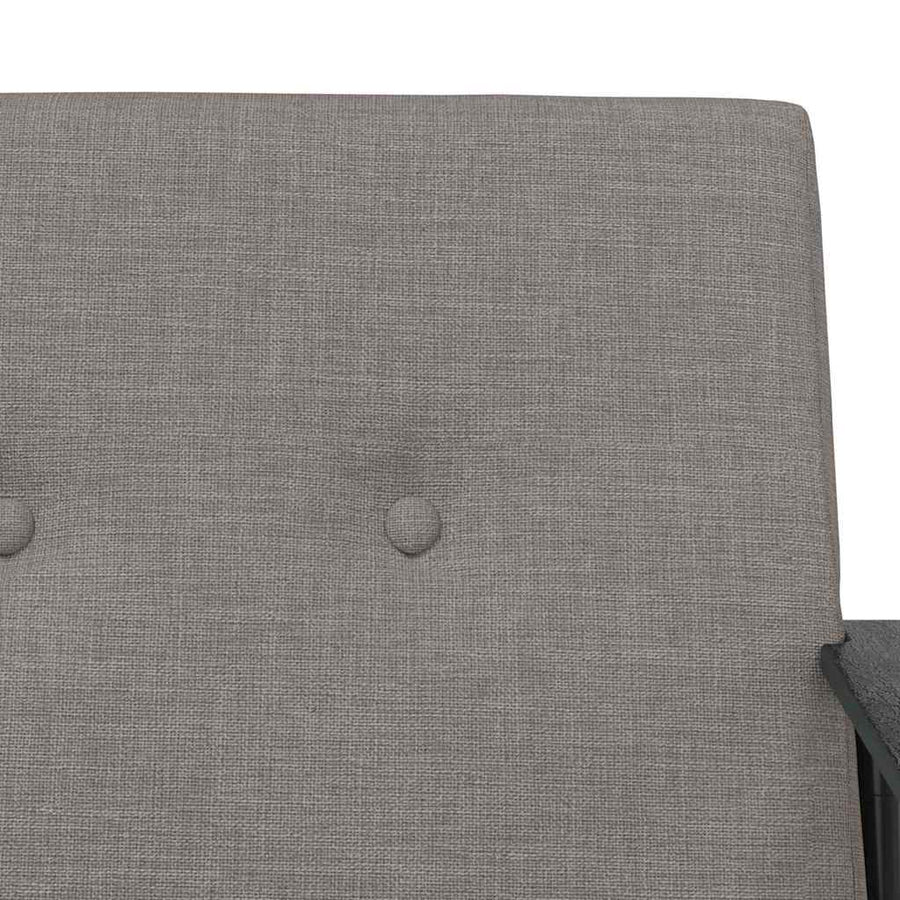 Fauteuil Taupe 59 x 75 x 78 cm Stof