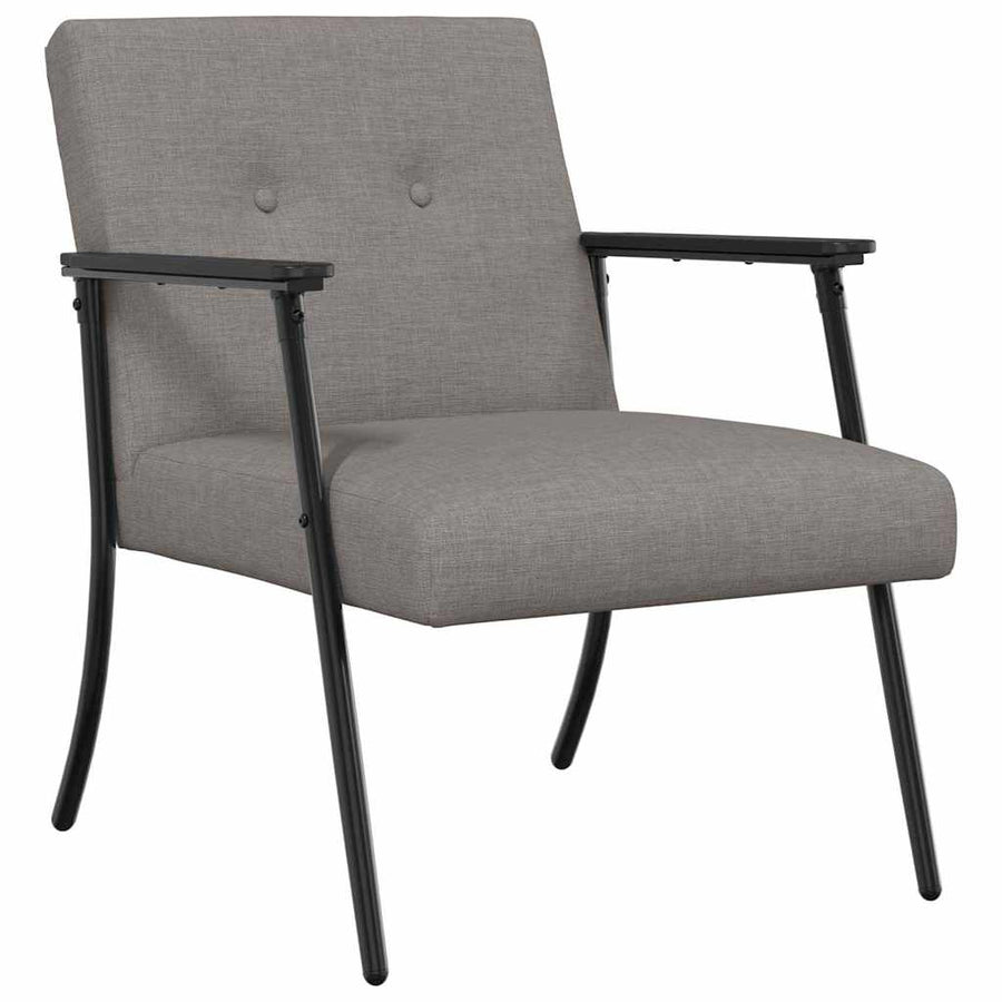Fauteuil Taupe 59 x 75 x 78 cm Stof