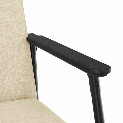 Fauteuil Crème 59 x 75 x 78 cm Stof