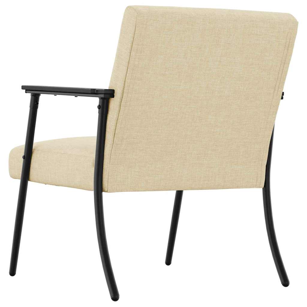 Fauteuil Crème 59 x 75 x 78 cm Stof