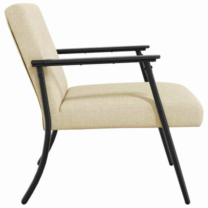 Fauteuil Crème 59 x 75 x 78 cm Stof