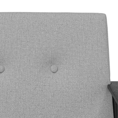 Fauteuil Wolkengrijs 59 x 75 x 78 cm Stof