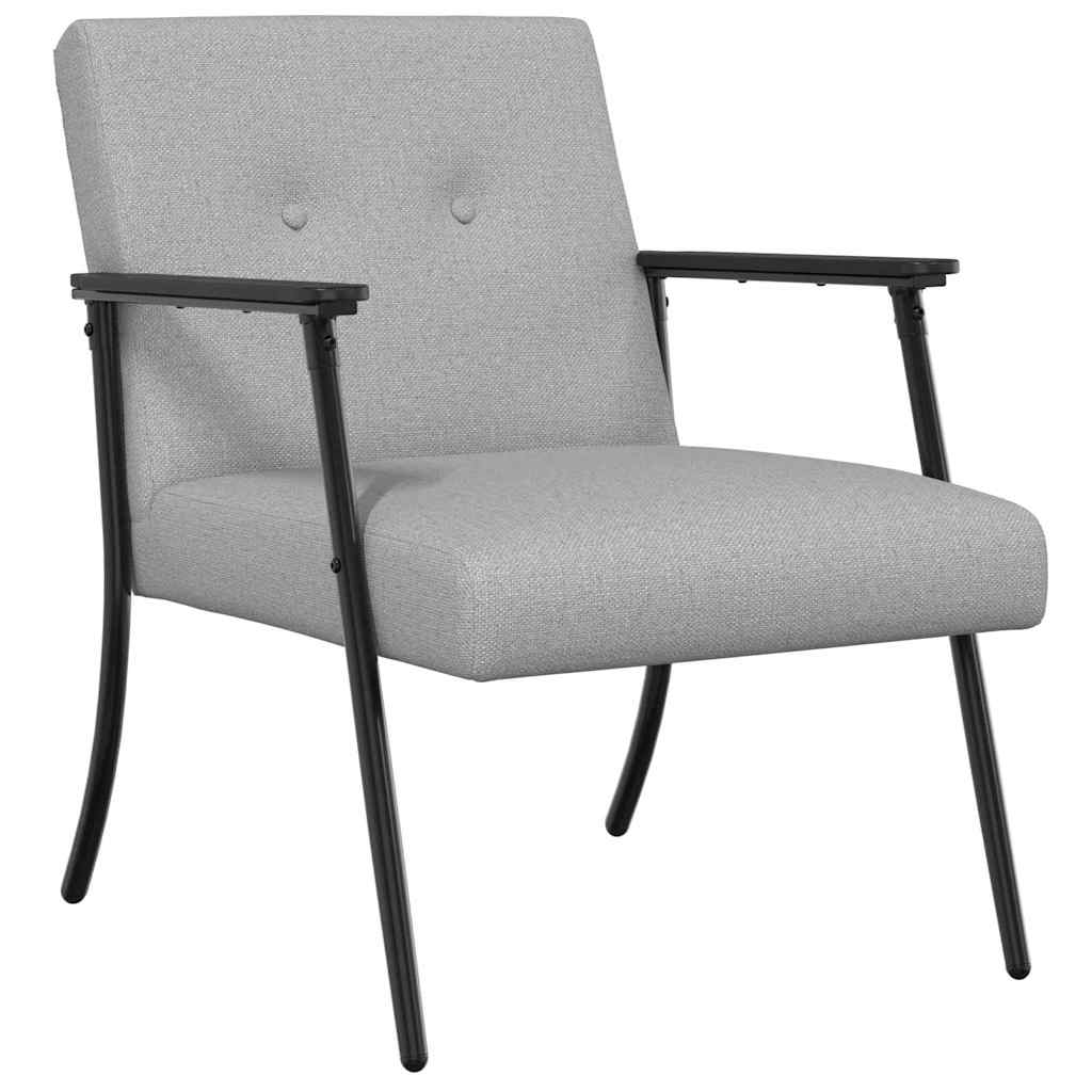 Fauteuil Wolkengrijs 59 x 75 x 78 cm Stof