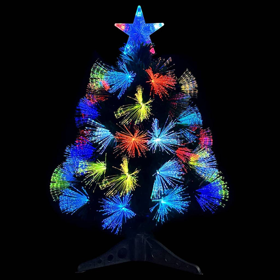 Kunstkerstboom met decoratieve touwlichten Groen 64 cm PVC