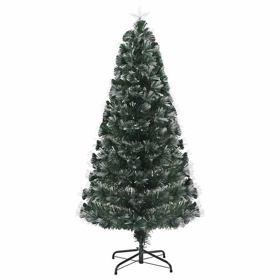 Kunstkerstboom met decoratieve touwlichten Groen 120 cm PVC