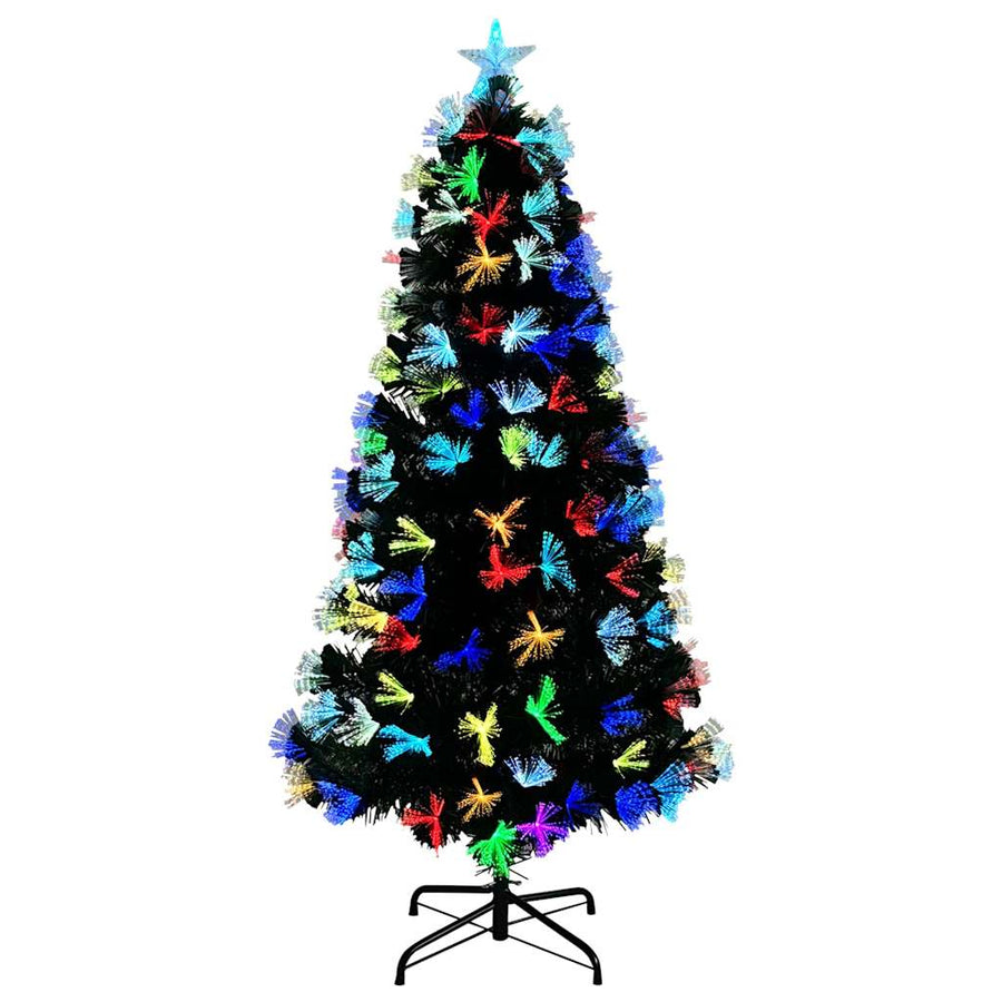 Kunstkerstboom met decoratieve touwlichten Groen 120 cm PVC
