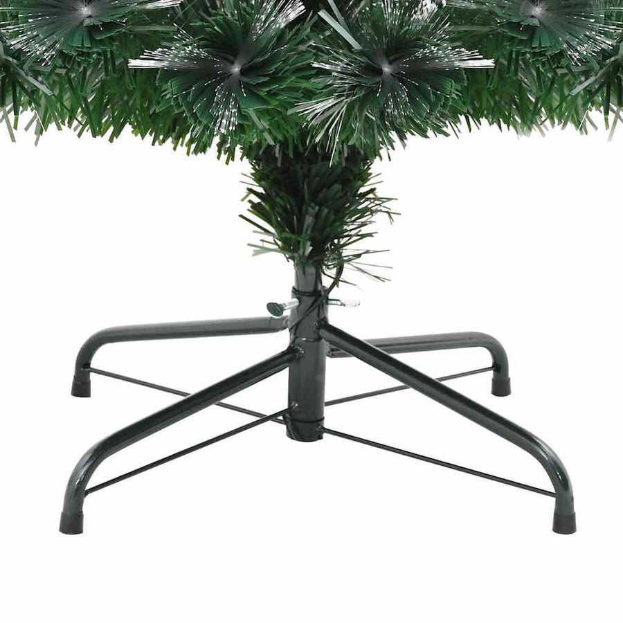Kunstkerstboom met decoratieve touwlichten Groen 150 cm PVC