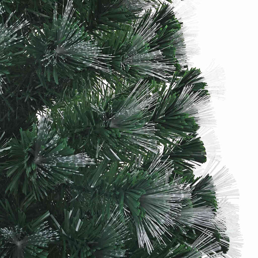 Kunstkerstboom met decoratieve touwlichten Groen 210 cm PVC