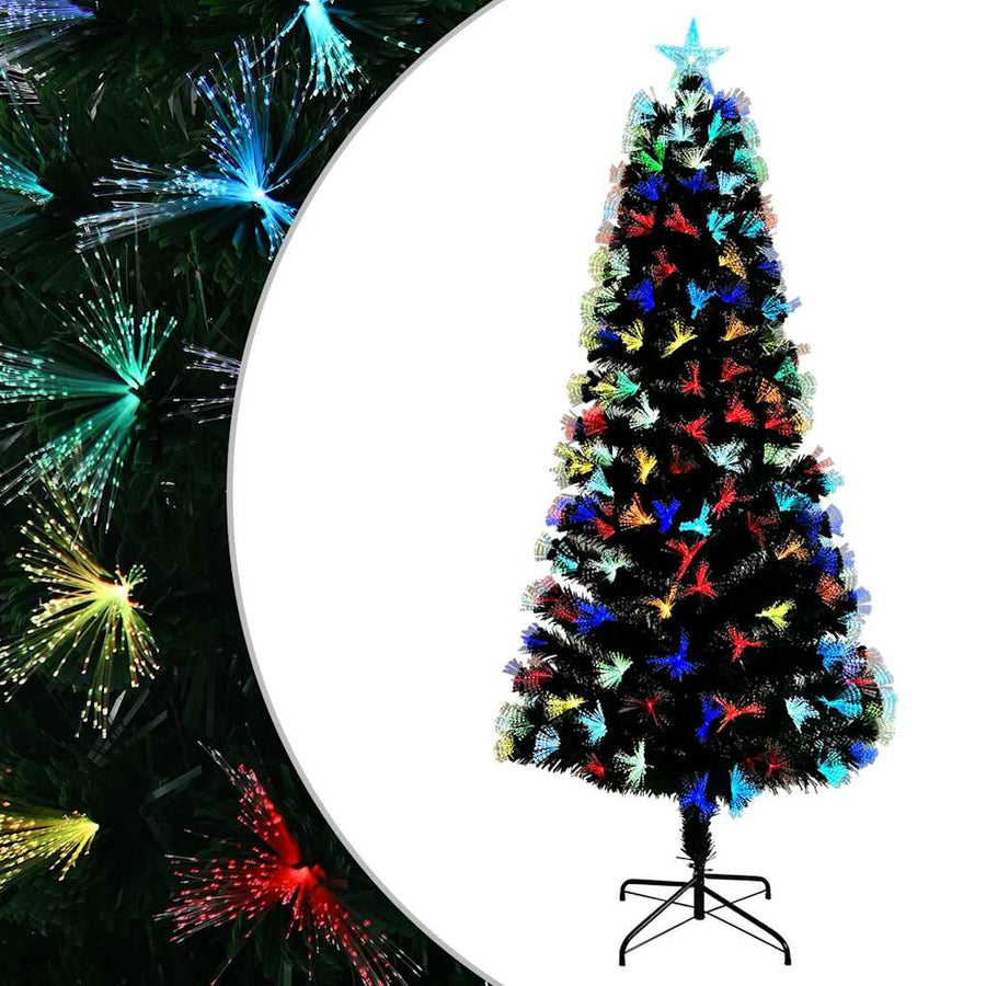 Kunstkerstboom met decoratieve touwlichten Groen 210 cm PVC