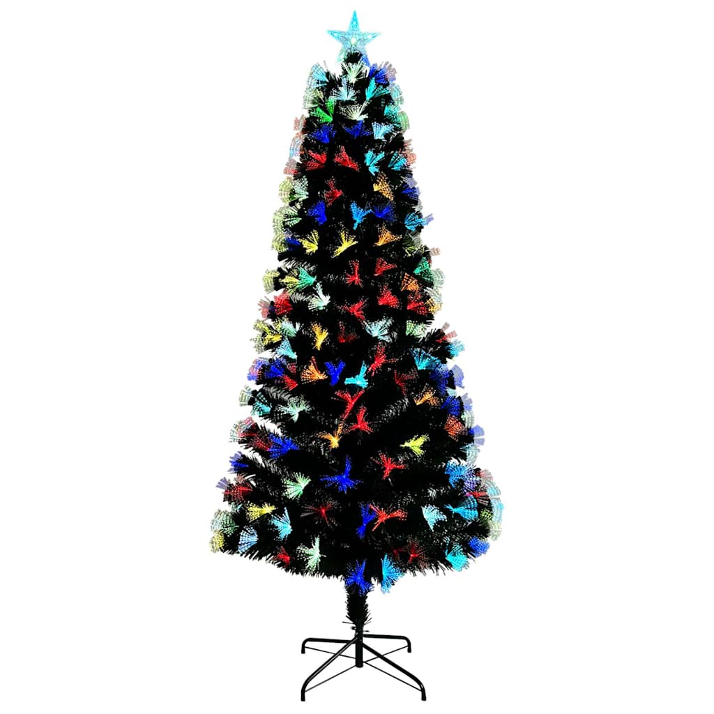 Kunstkerstboom met decoratieve touwlichten Groen 210 cm PVC