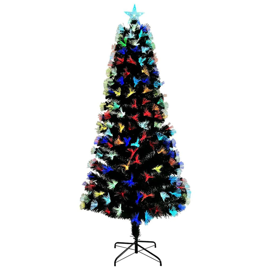 Kunstkerstboom met decoratieve touwlichten Groen 210 cm PVC
