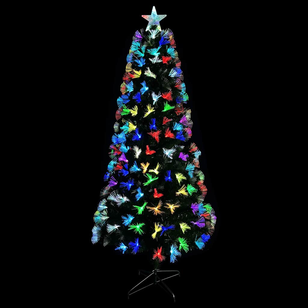 Kunstkerstboom met decoratieve touwlichten Groen 210 cm PVC
