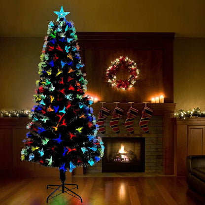 Kunstkerstboom met decoratieve touwlichten Groen 240 cm PVC