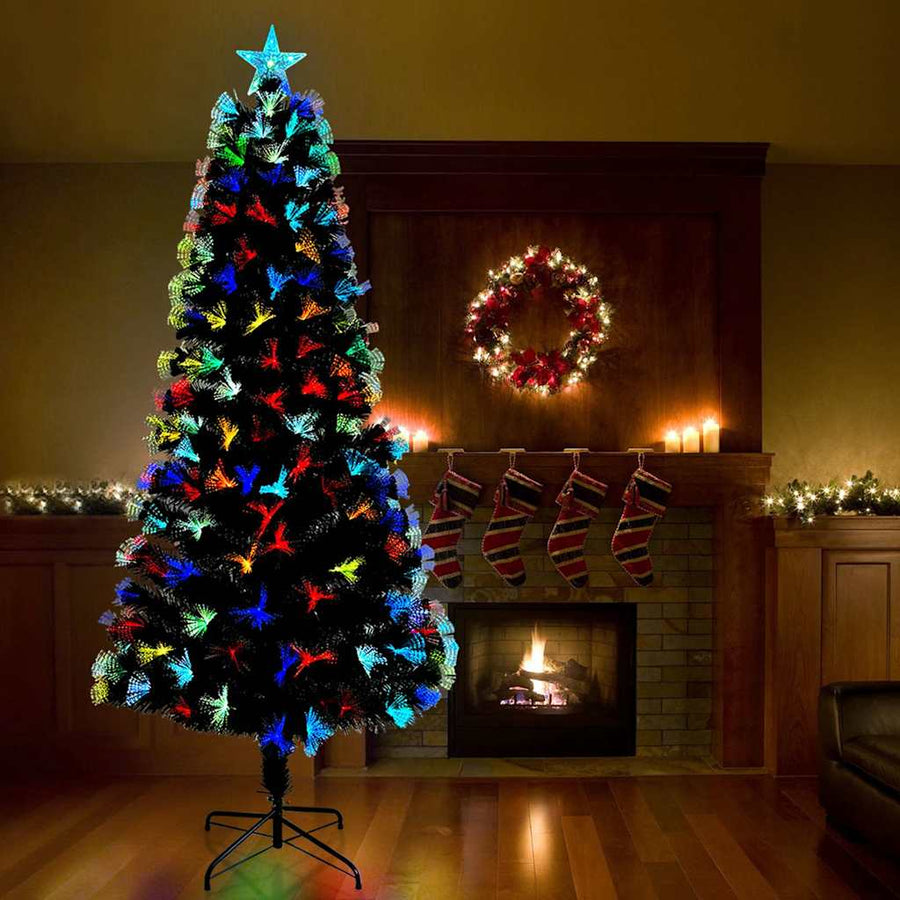 Kunstkerstboom met decoratieve touwlichten Groen 240 cm PVC