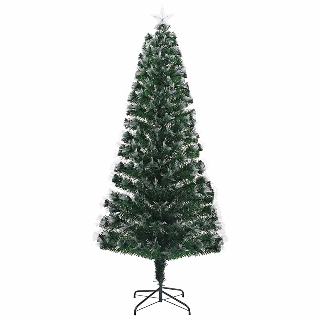 Kunstkerstboom met decoratieve touwlichten Groen 240 cm PVC