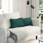 Sofa kussens 2 stuks donkergroen 50x30 cm