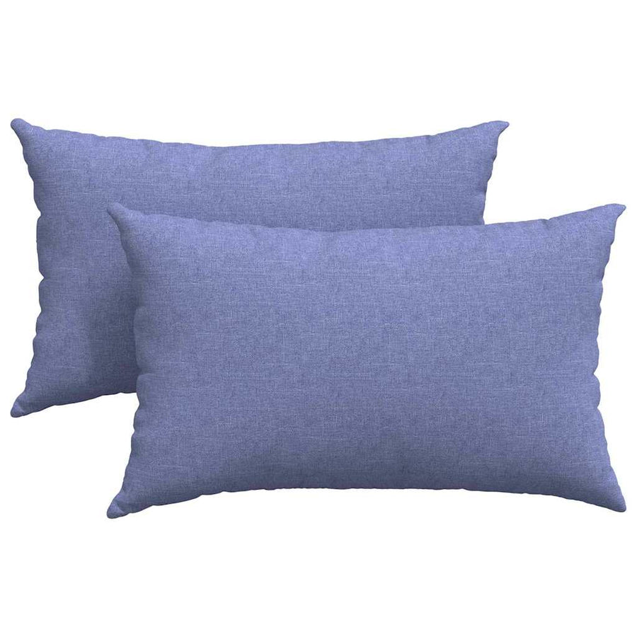 Sofa Kussens 2 pcs Jeans Blauw 30 x 50 cm