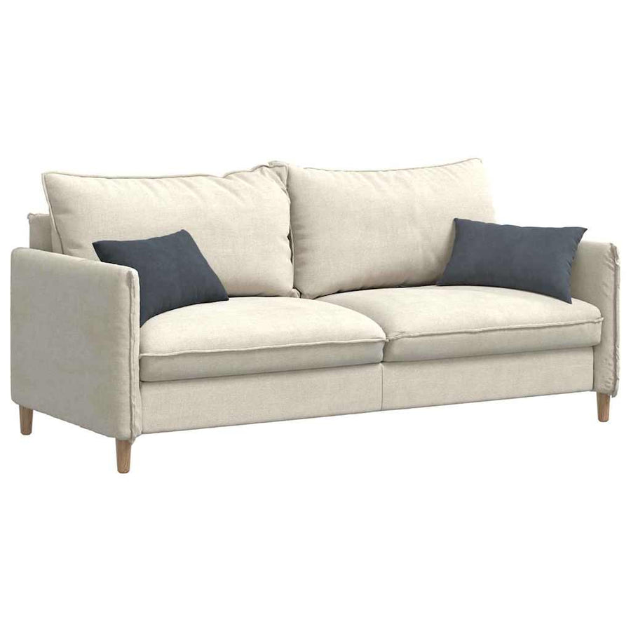 Sofa Kussens 2 pcs Donkergrijs 50 x 30 cm Katoen Stof